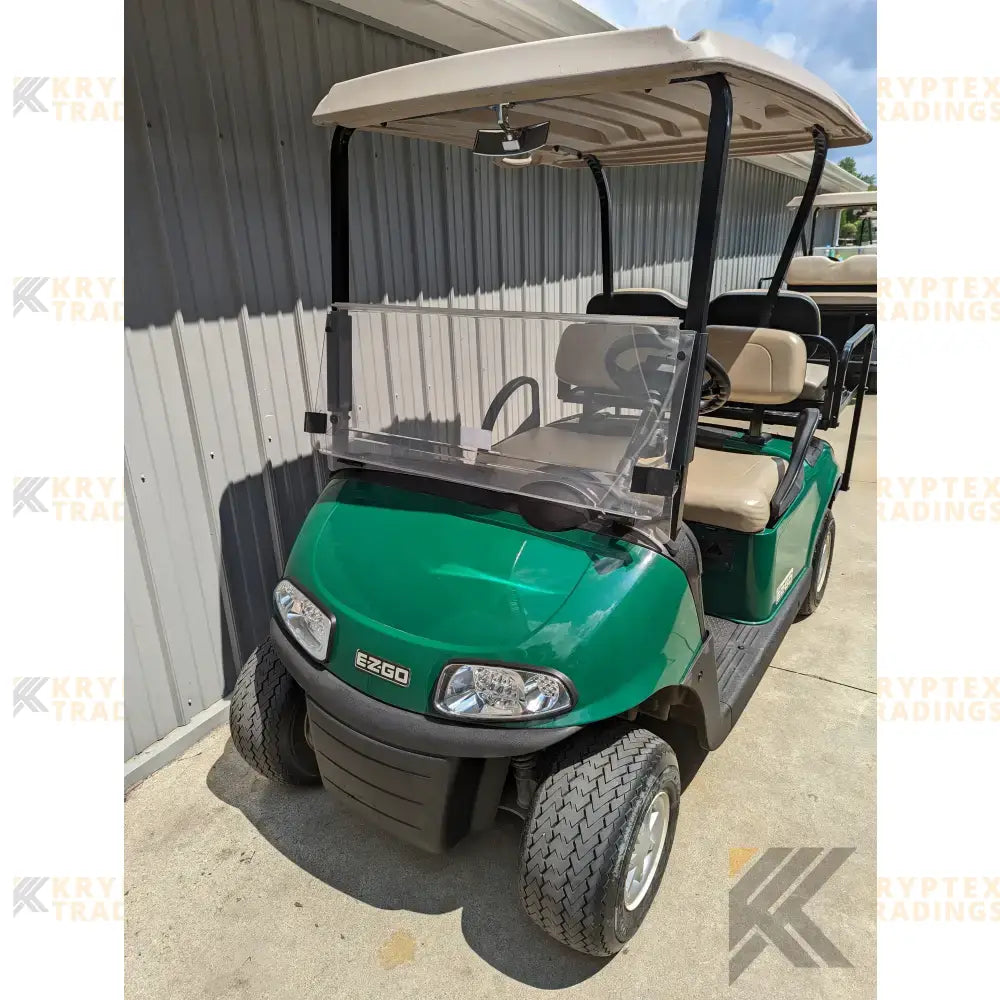2017 E-Z-GO RXV - Hunter Green Kryptex Golf Carts