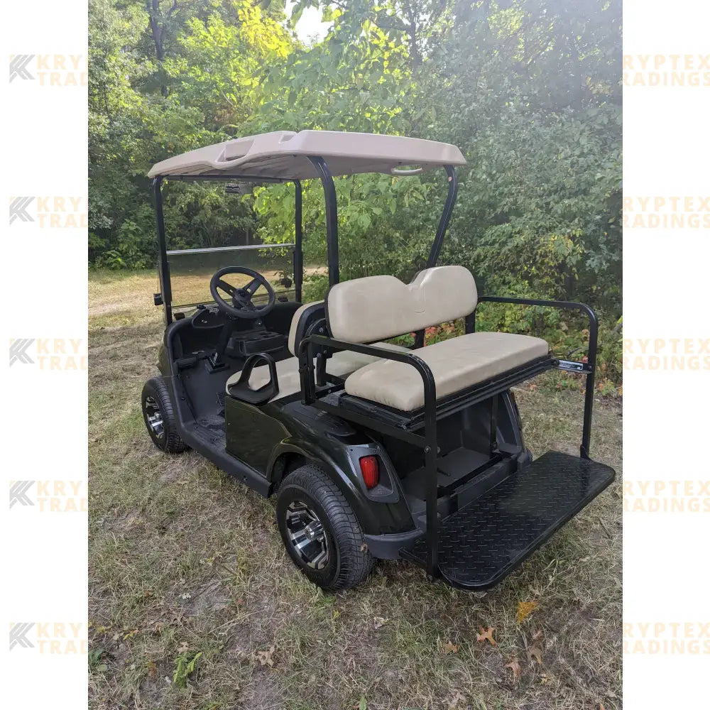 2018 E-Z-GO RXV ELITE - Black Kryptex Golf Carts