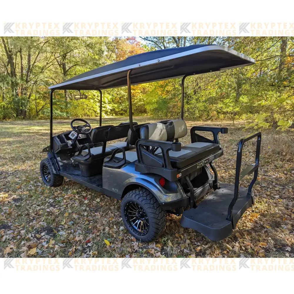 2023 E-Z-GO L6 - Metallic Charcoal Kryptex Golf Carts