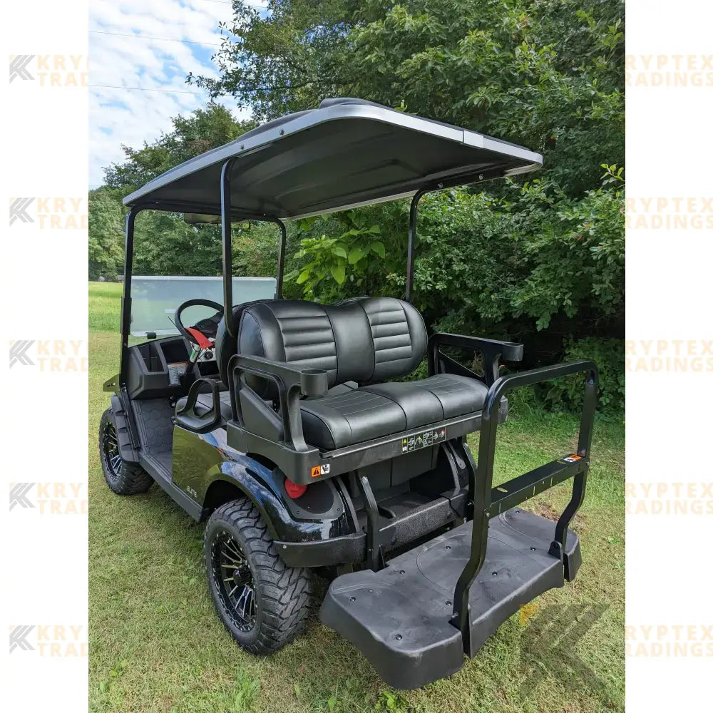 2023 E-Z-GO S4 - Black Kryptex Golf Carts