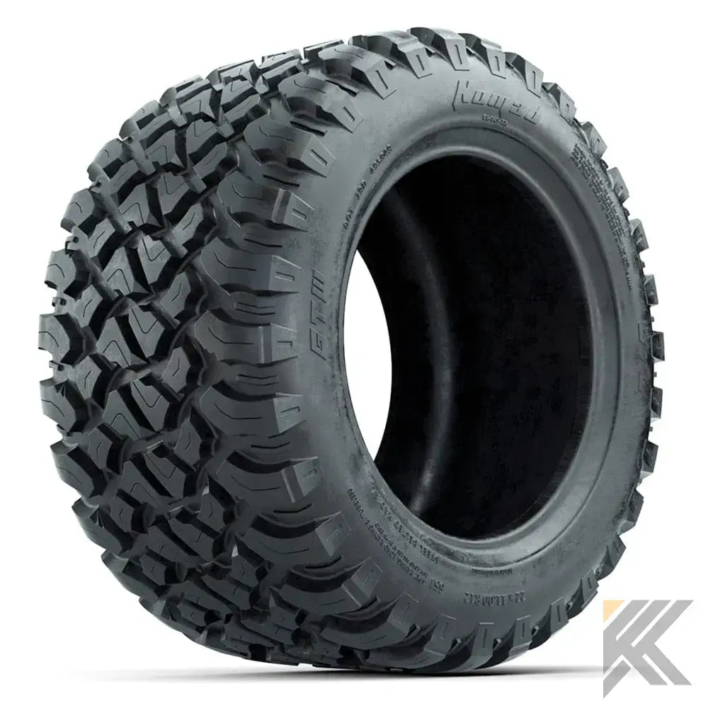 12" GTW® Stellar Wheels with Nomad 22x11R12 Off Road Tires - Set of 4 - Select Your Finish Kryptex Golf Carts