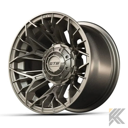 12" GTW® Stellar Wheels with Nomad 22x11R12 Off Road Tires - Set of 4 - Select Your Finish Kryptex Golf Carts