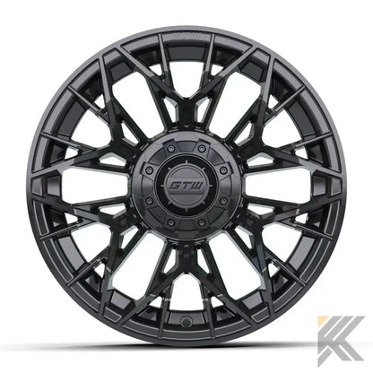 14" GTW® Stellar Wheels with Fusion GTR 205/40R14 DOT Tires - Set of 4 - Select Your Finish Kryptex Golf Carts