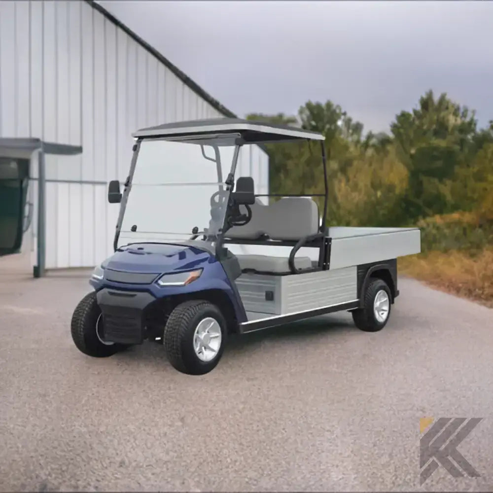 2 Passenger Electric Golf Cart with Utility Box Kryptex Golf Carts