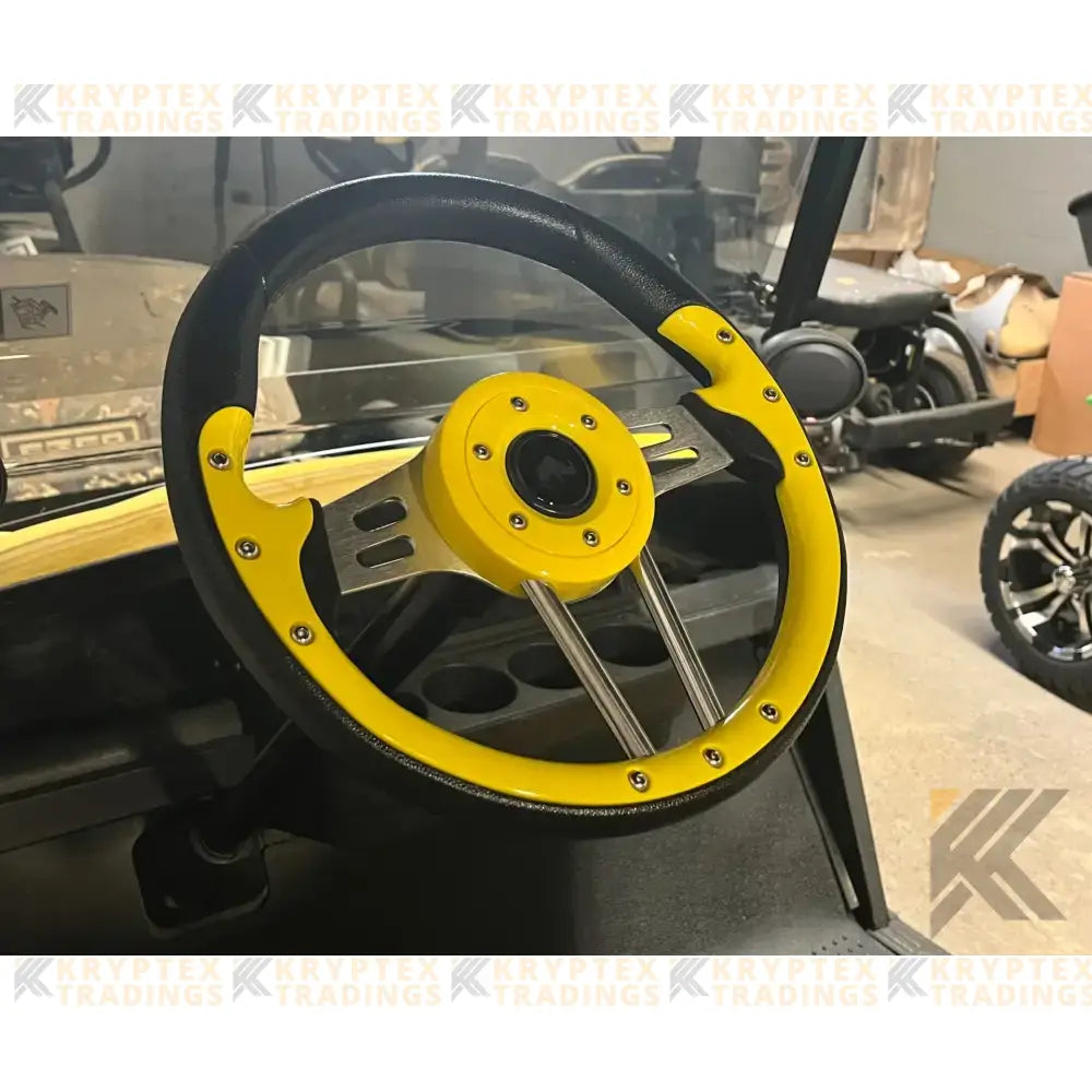 2016 E-z-go Txt - Yellow Kryptex Golf Carts