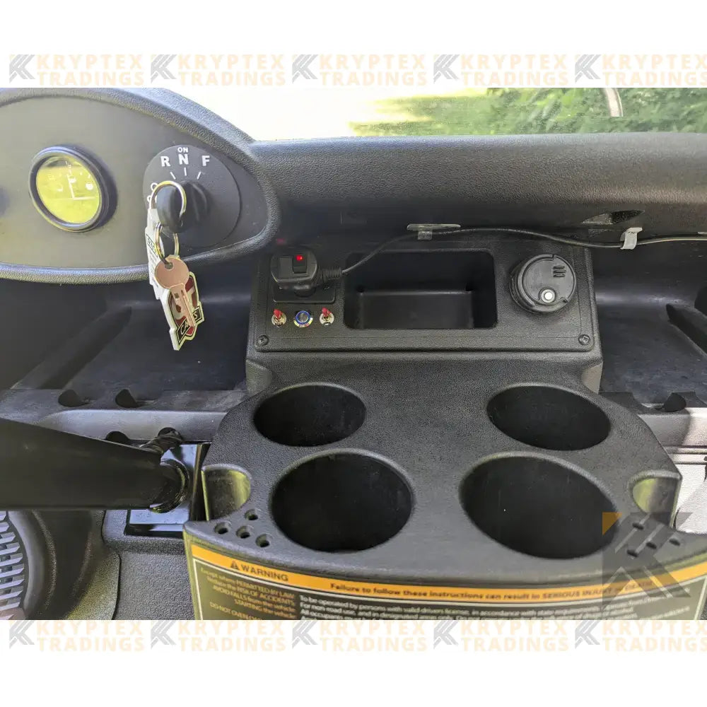 2017 EZGO RXV - Cop Golf Cart Kryptex Golf Carts