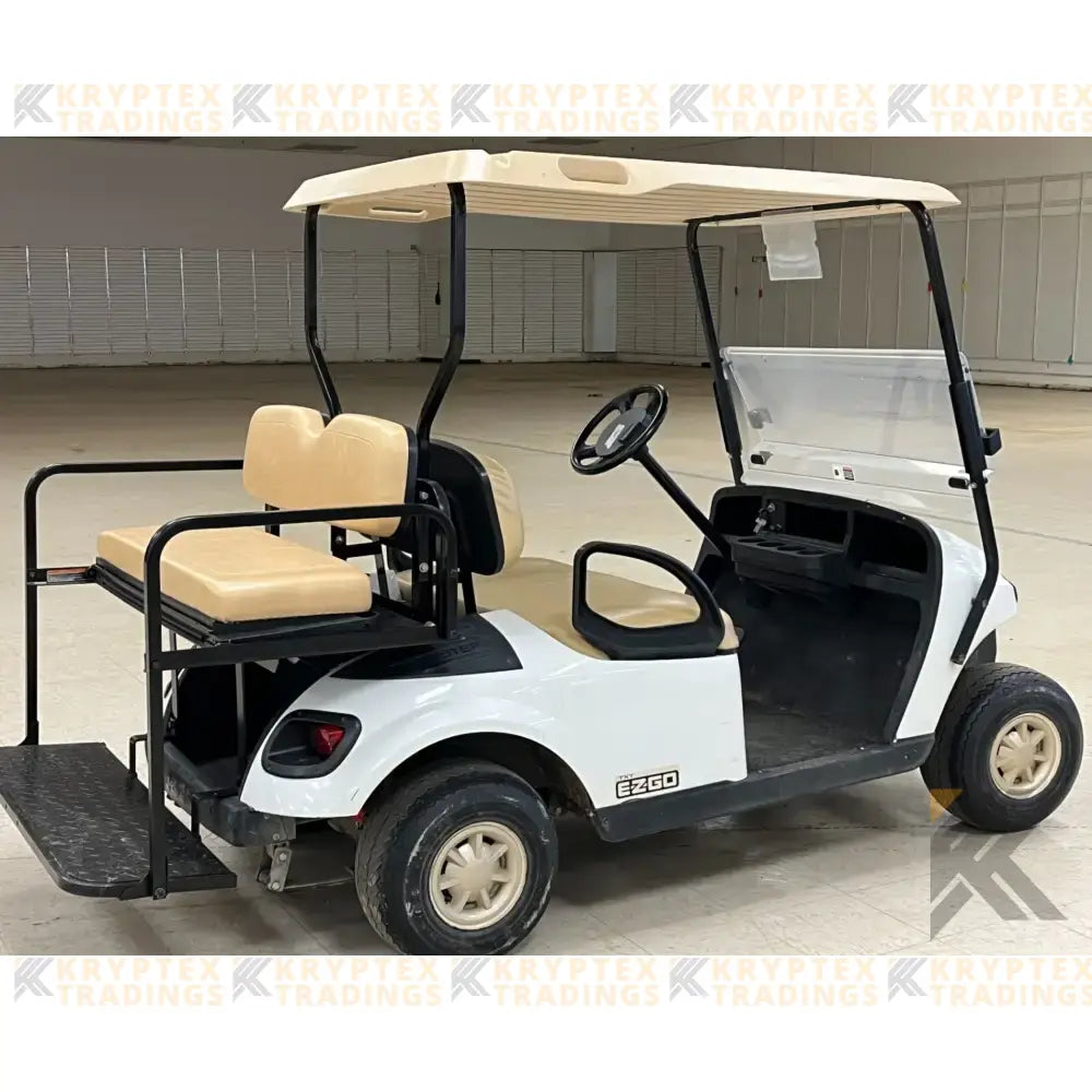 2017 E-z-go Txt White Kryptex Golf Carts