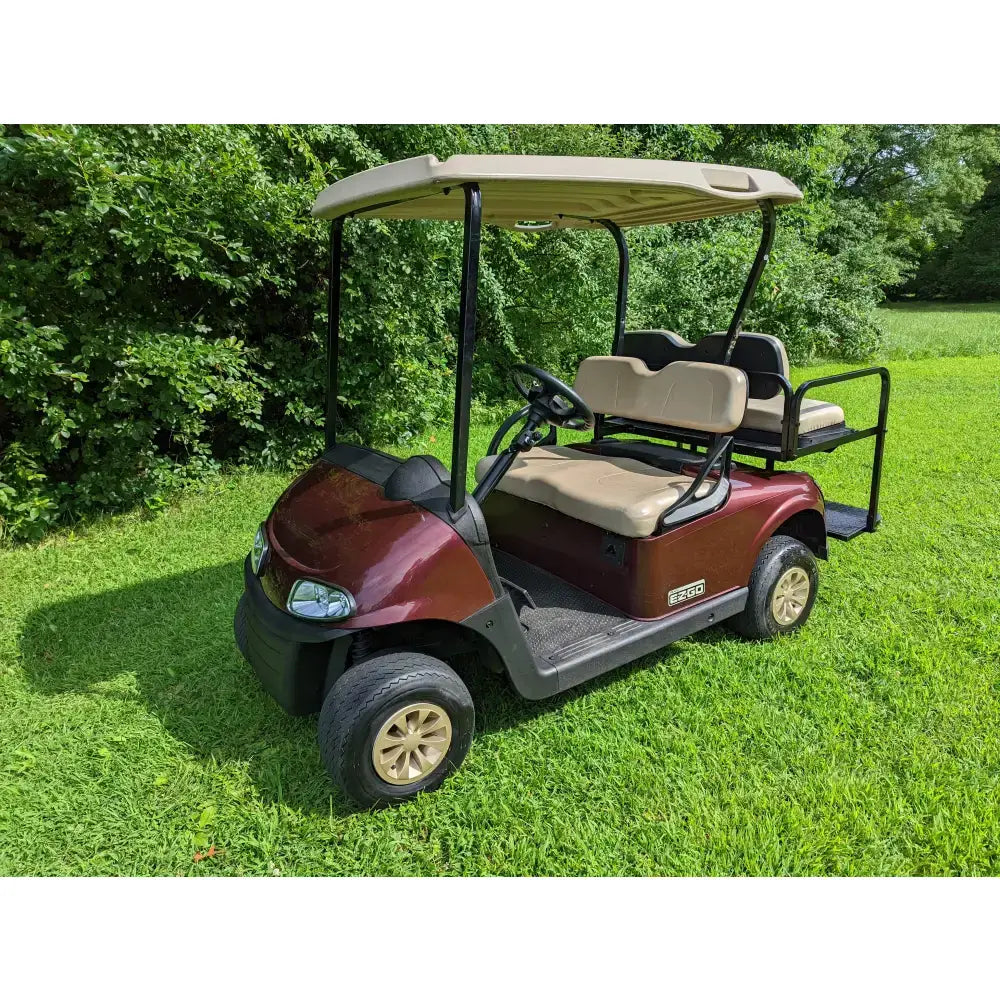 2018 E-Z-GO RXV - Burgundy Kryptex Golf Carts