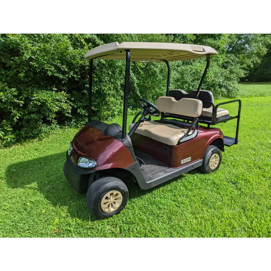2018 E-Z-GO RXV - Burgundy Kryptex Golf Carts