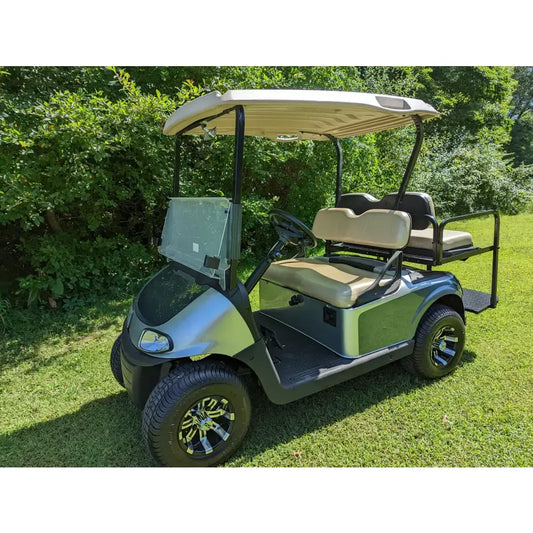 2018 E-Z-GO RXV - Blue Silver Kryptex Golf Carts