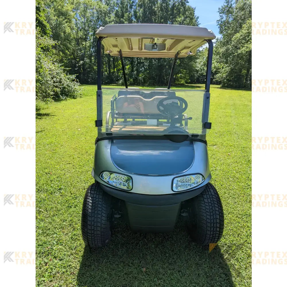 2018 E-Z-GO RXV - Blue Silver Kryptex Golf Carts