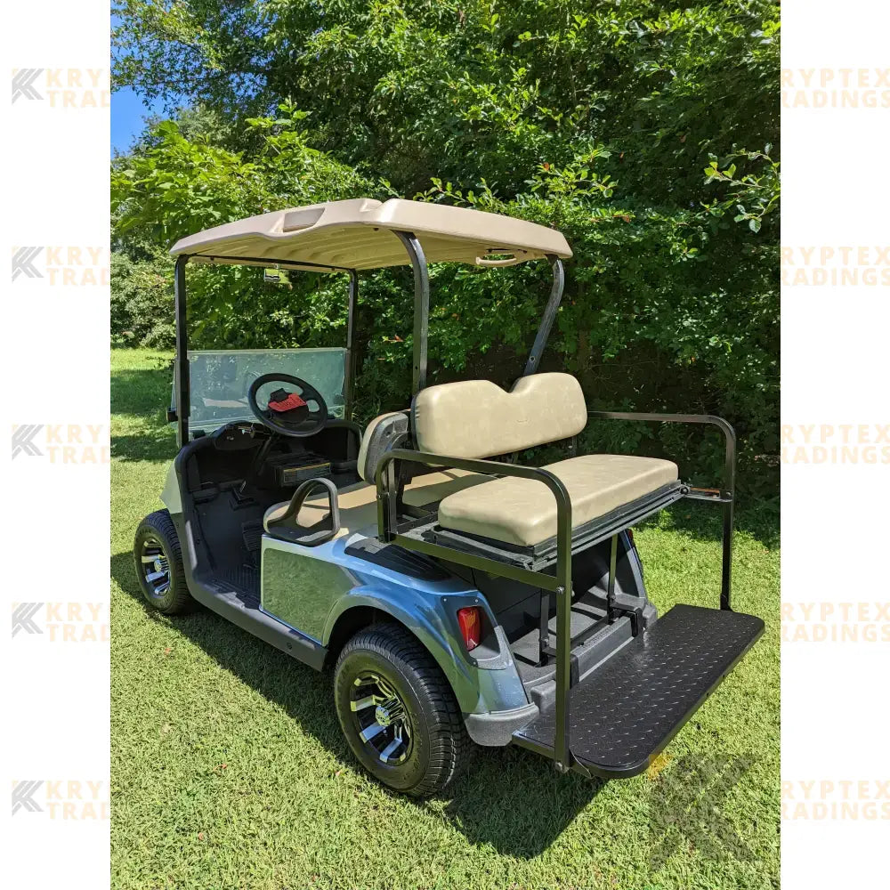 2018 E-Z-GO RXV - Blue Silver Kryptex Golf Carts