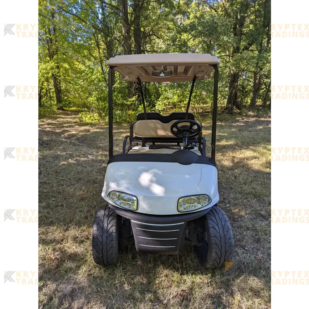 2018 E-ZS-GO RXV ELITE - Bright White Kryptex Golf Carts