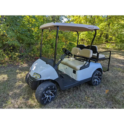 2018 E-ZS-GO RXV ELITE - Bright White Kryptex Golf Carts
