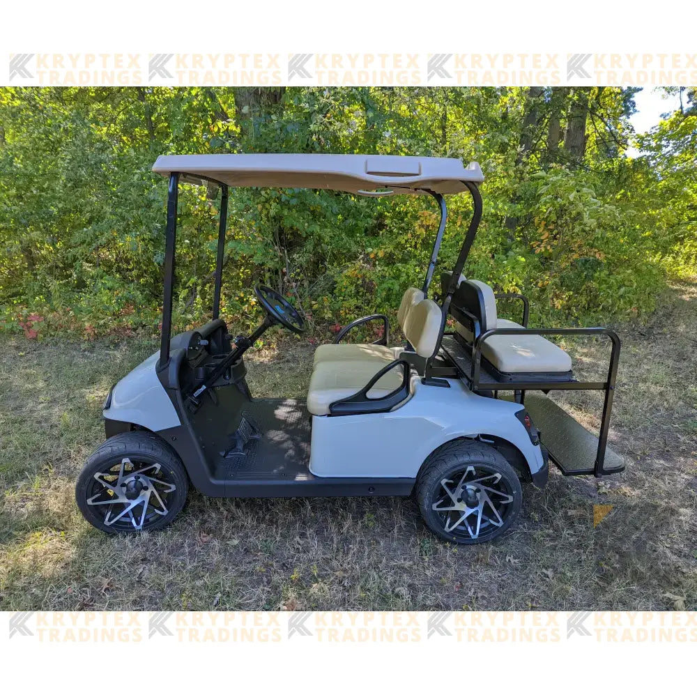 2018 E-ZS-GO RXV ELITE - Bright White Kryptex Golf Carts