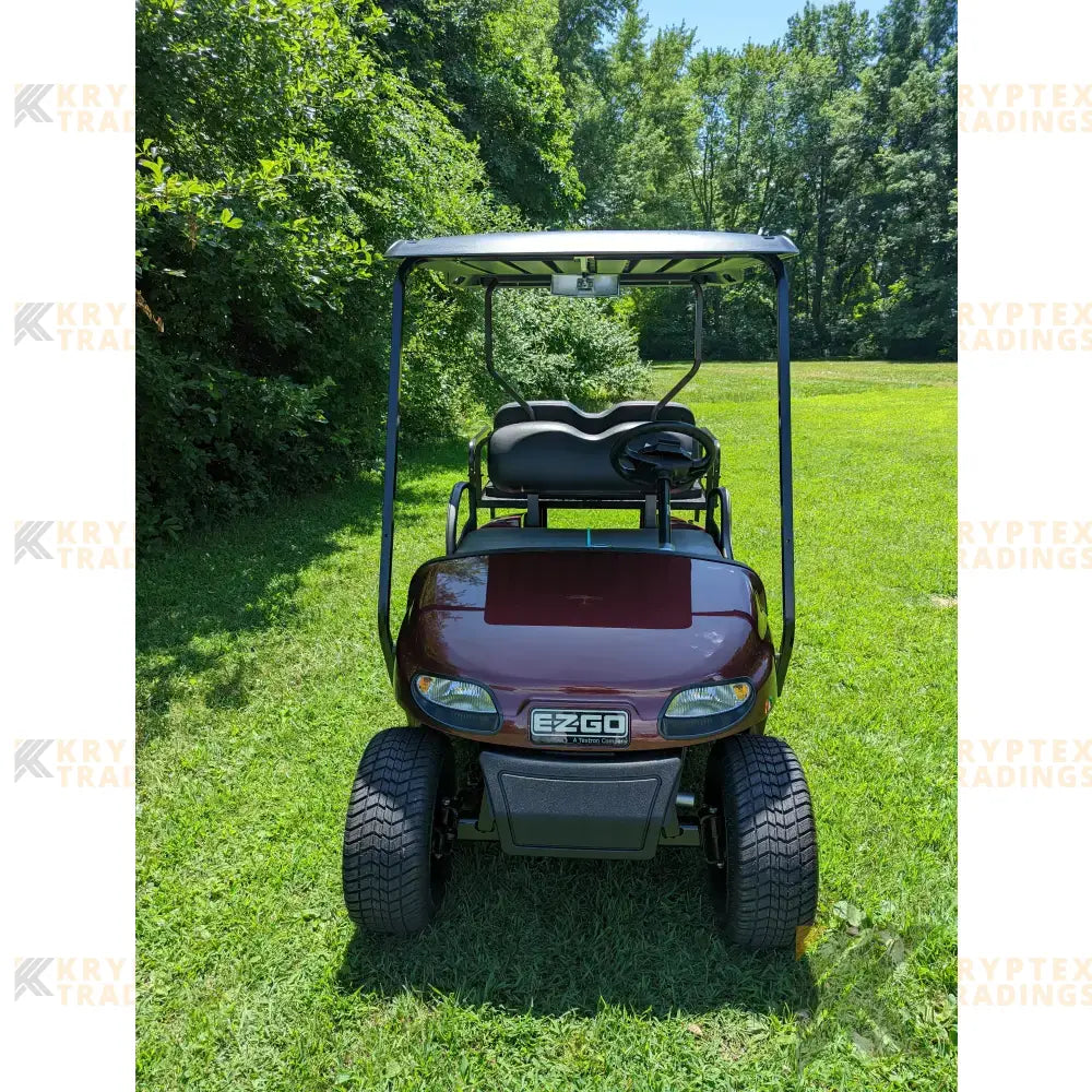 2022 E-Z-GO TXT 48V - Burgundy Kryptex Golf Carts