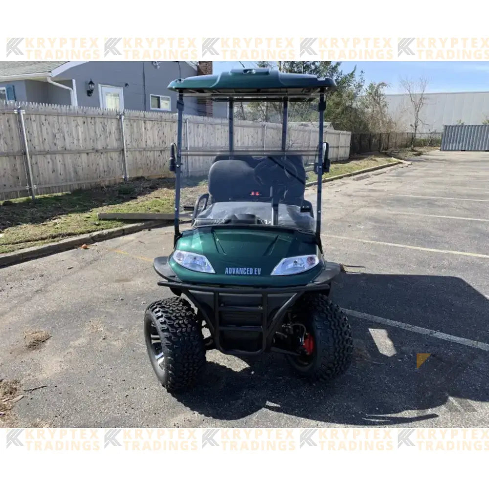 2023 Advanced EV 4L - Green Kryptex Golf Carts