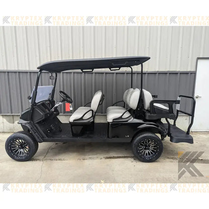 2023 EZGO L6 - Black Kryptex Golf Carts