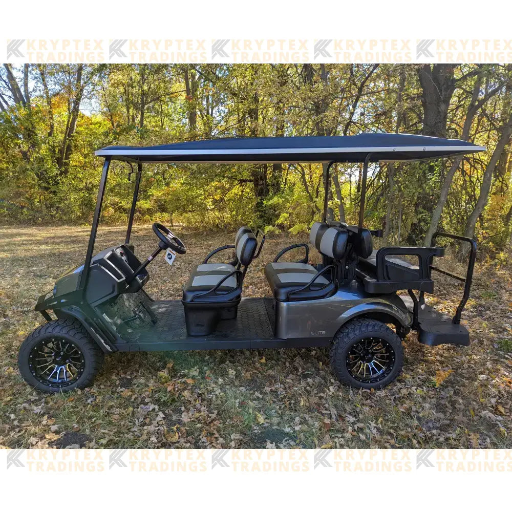 2023 E-Z-GO L6 - Metallic Charcoal Kryptex Golf Carts