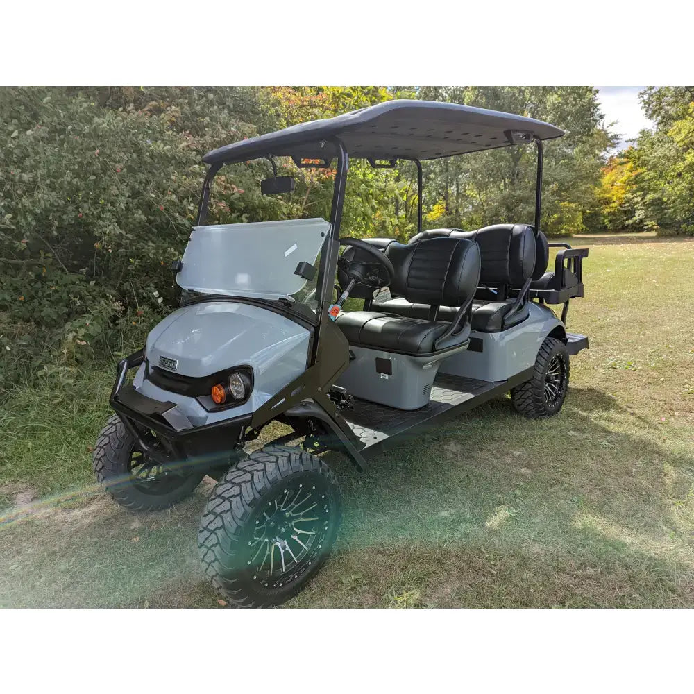2023 E-Z-GO L6 - Ocean Grey Kryptex Golf Carts