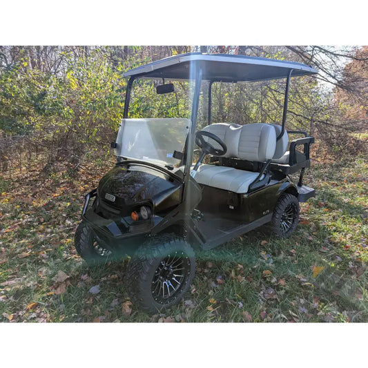 2023 EZGO S4 - Black Kryptex Golf Carts