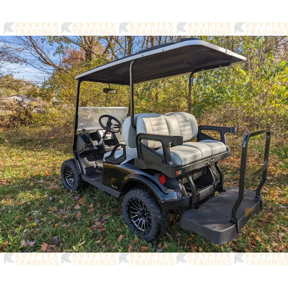 2023 EZGO S4 - Black Kryptex Golf Carts