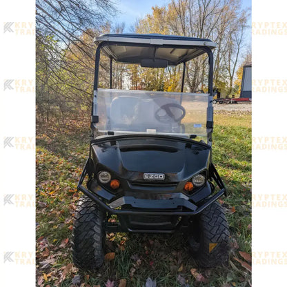 2023 EZGO S4 - Black Kryptex Golf Carts
