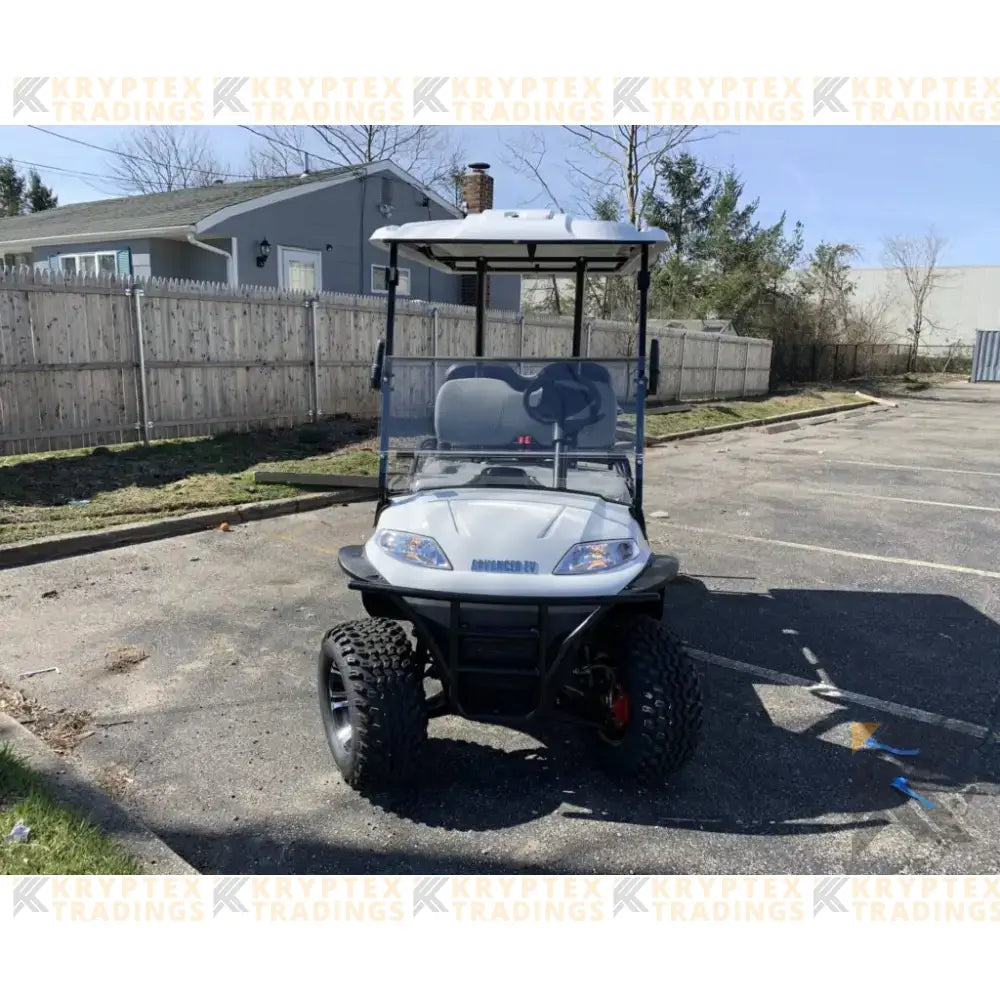 2023 Electric Advanced EV 4L - White Kryptex Golf Carts