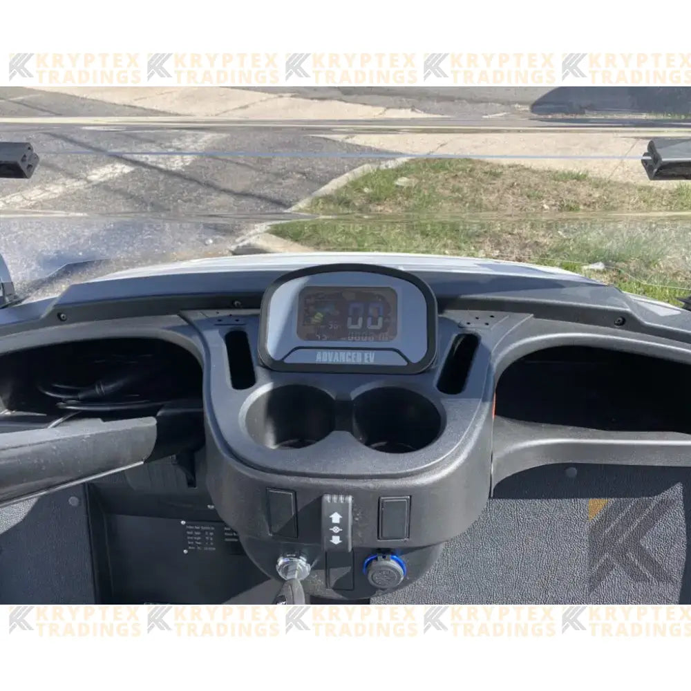 2023 Electric Advanced EV 4L - White Kryptex Golf Carts