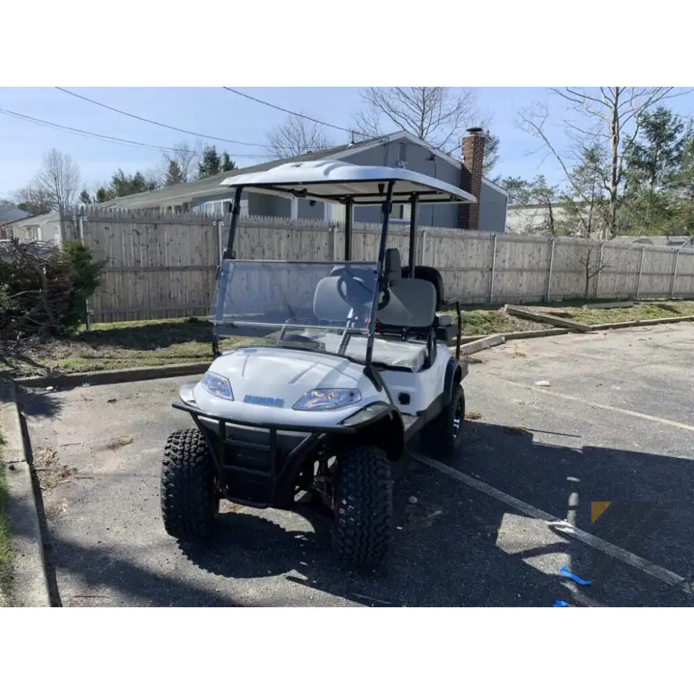 2023 Electric Advanced EV 4L - White Kryptex Golf Carts