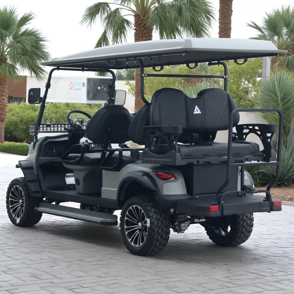 6 Seater Golf Cart Street Legal 48v Lithium Electric LSV with LED Lights