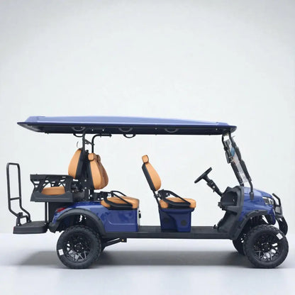 6 Seater Golf Cart Street Legal 48v Lithium Electric LSV with LED Lights