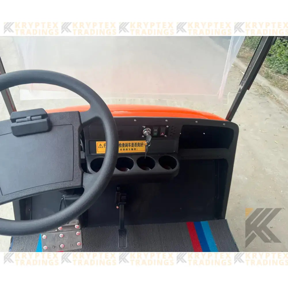 2024 Electric Utility Golf Cart with Lithium Battery Kryptex Golf Carts