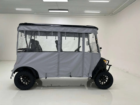 6 Seater Golf Cart Street Legal Extended Range 206AH Lithium Electric LSV with LED Lights