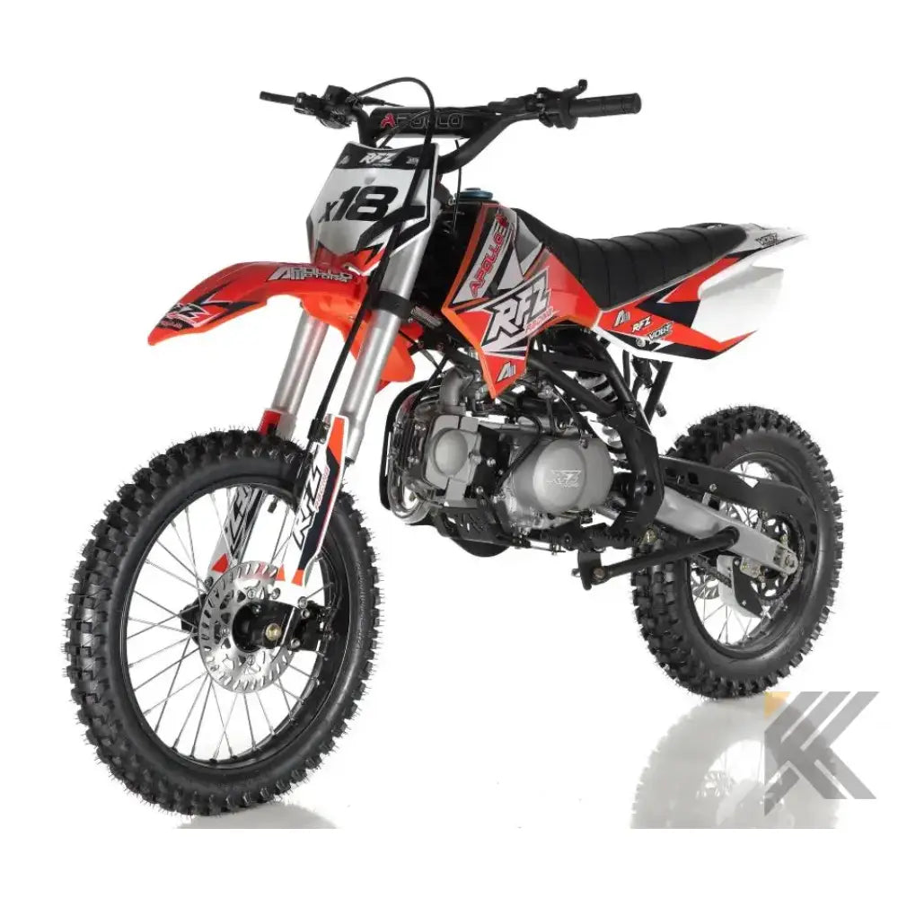 Apollo X18 125cc Dirt Bike Kryptex Golf Carts