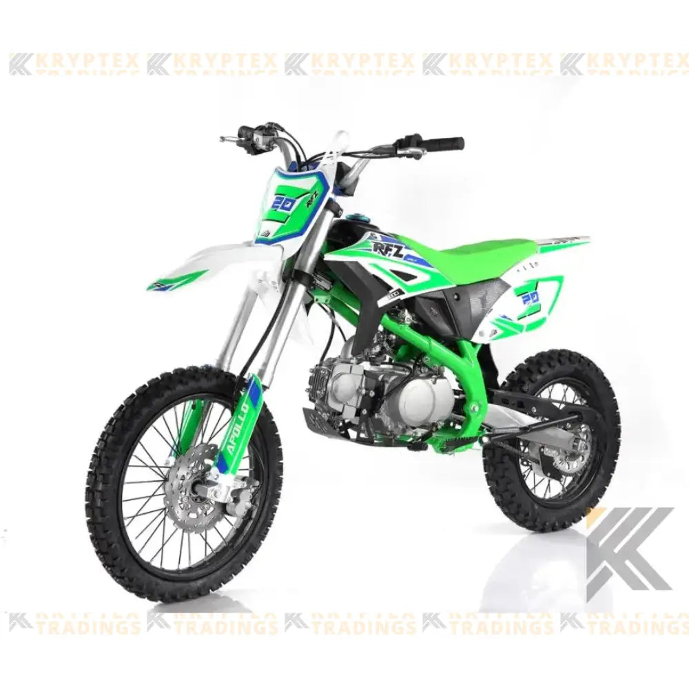 Apollo Z20 125cc Adult Dirt Bike Kryptex Golf Carts