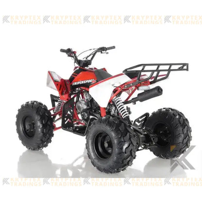 Apollo Sniper 125 Sport Children's ATV-8", 4-Stroke 125cc Kryptex Golf Carts