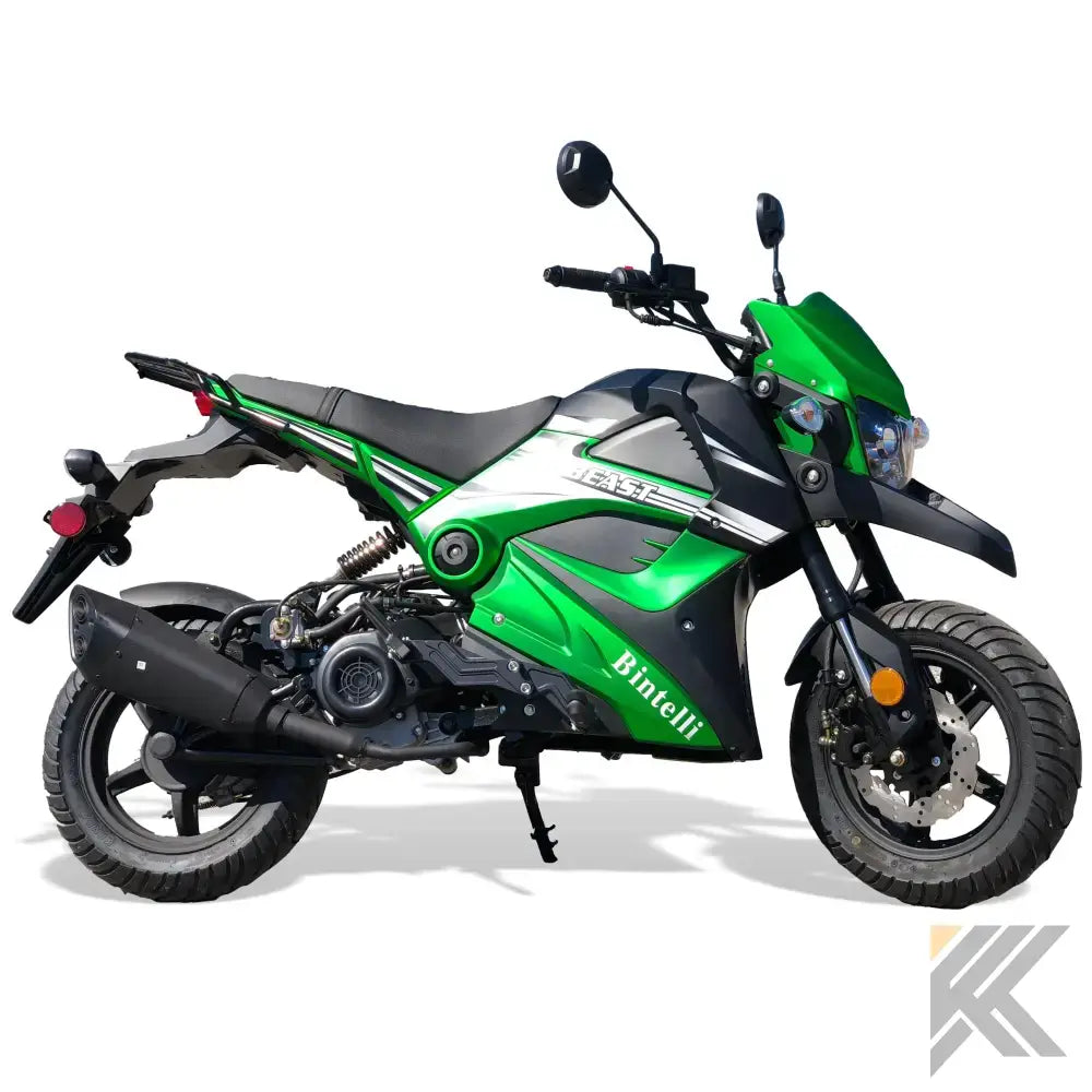 Bintelli Beast 50cc Sport Bike Fully Assembled Kryptex Golf Carts