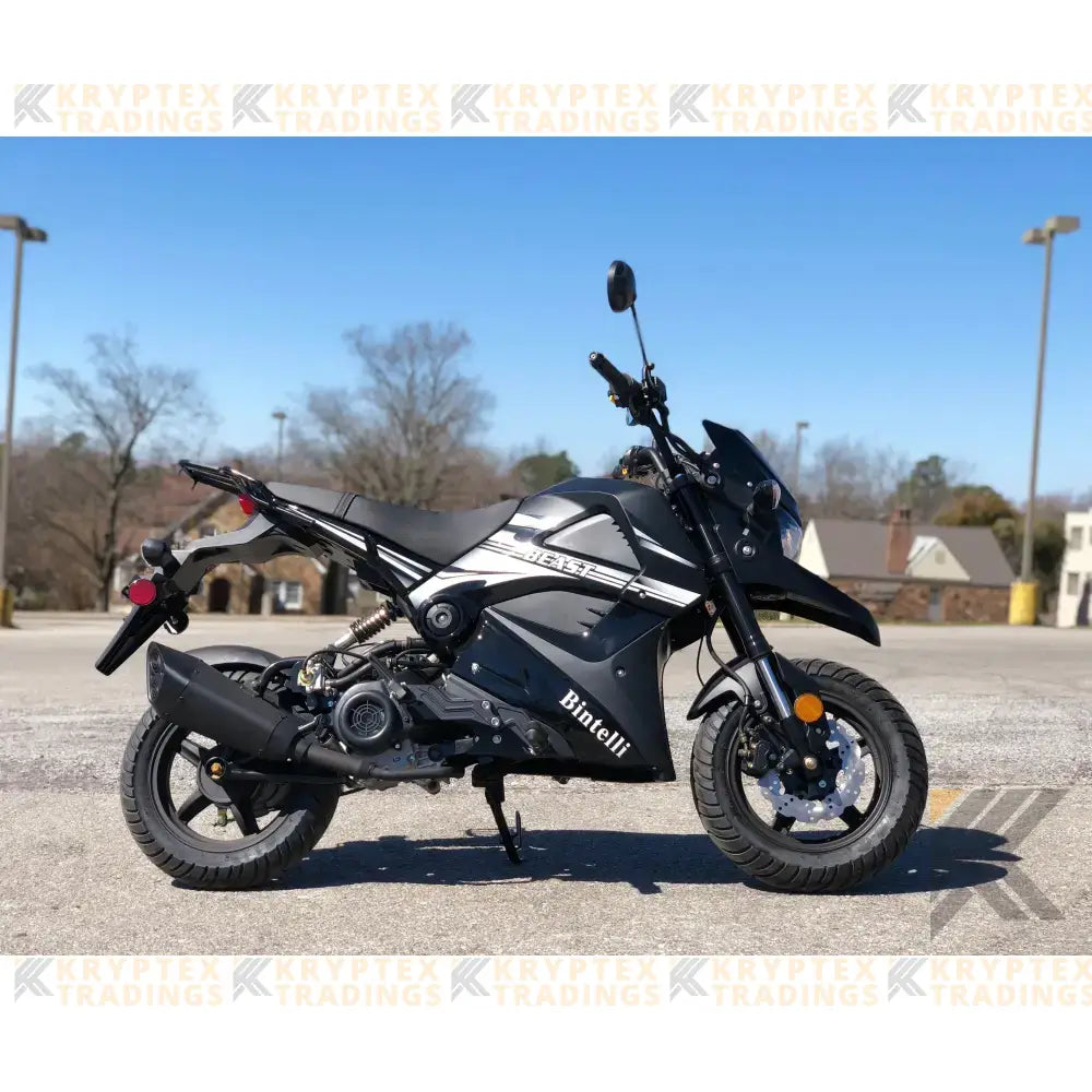 Bintelli Beast 50cc Sport Bike Fully Assembled Kryptex Golf Carts