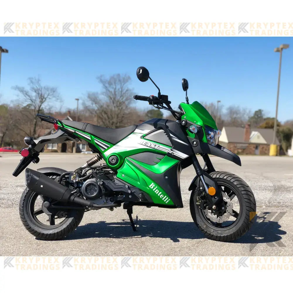 Bintelli Beast 50cc Sport Bike Fully Assembled Kryptex Golf Carts