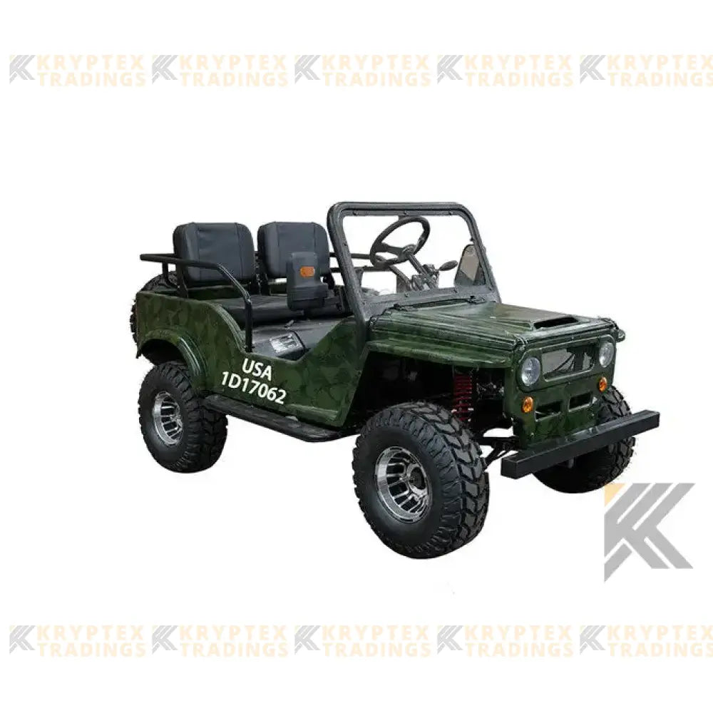 Jeep GR-2 Semi Auto Children's Go-Kart Buggy, 125cc 4 Stroke Kryptex Golf Carts