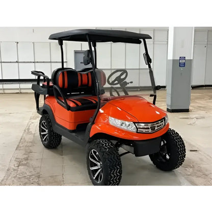 Club Car Precedent I2 Electric Orange Golf Cart 2017