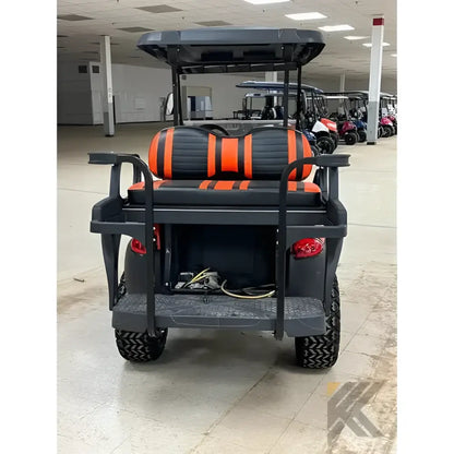 Club Car Precedent I2 Electric Orange Golf Cart 2017