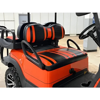 Club Car Precedent I2 Electric Orange Golf Cart 2017