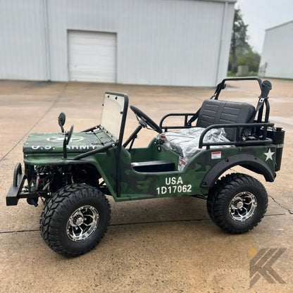 Coolster Challenger 125 Go Kart Kryptex Golf Carts