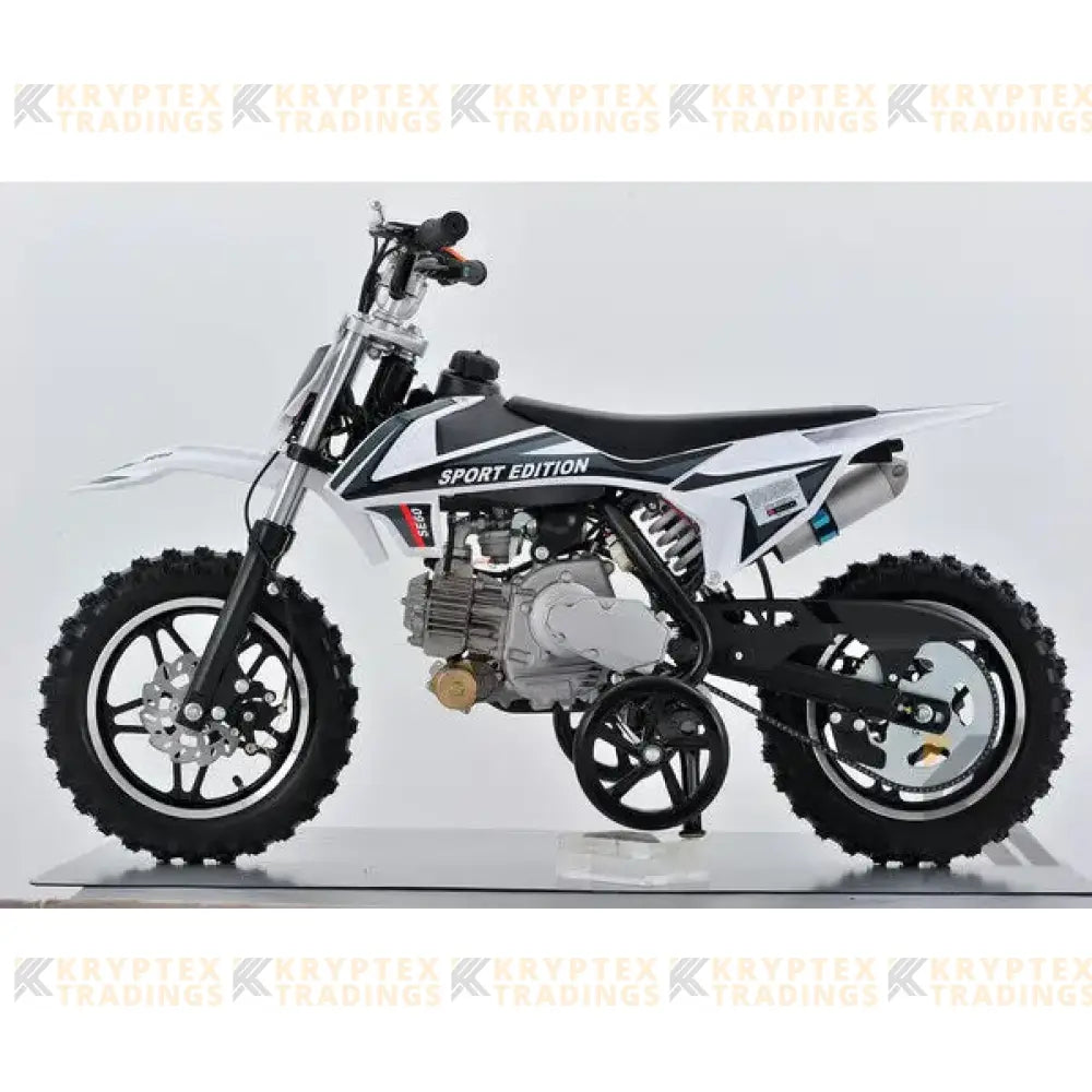 DB-60cc Kids Dirt Bike w/ Training Wheels Kryptex Golf Carts