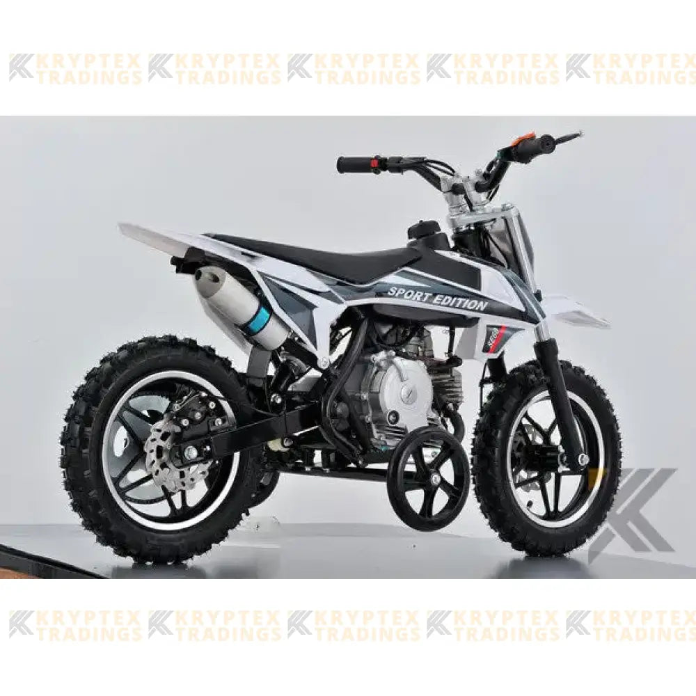 DB-60cc Kids Dirt Bike w/ Training Wheels Kryptex Golf Carts