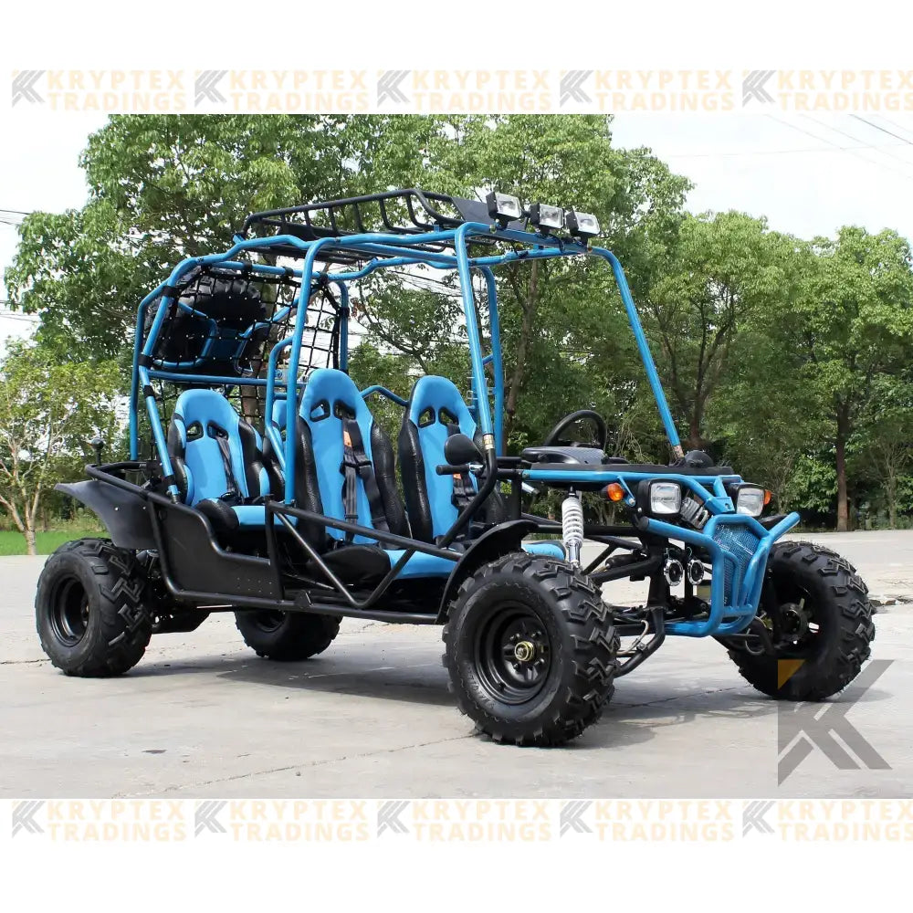 DongFang Hummer DF200GKG-4, Adult Go-Kart Buggy, 4-Seater, Big Bore 200 PowerStroke Engine Kryptex Golf Carts