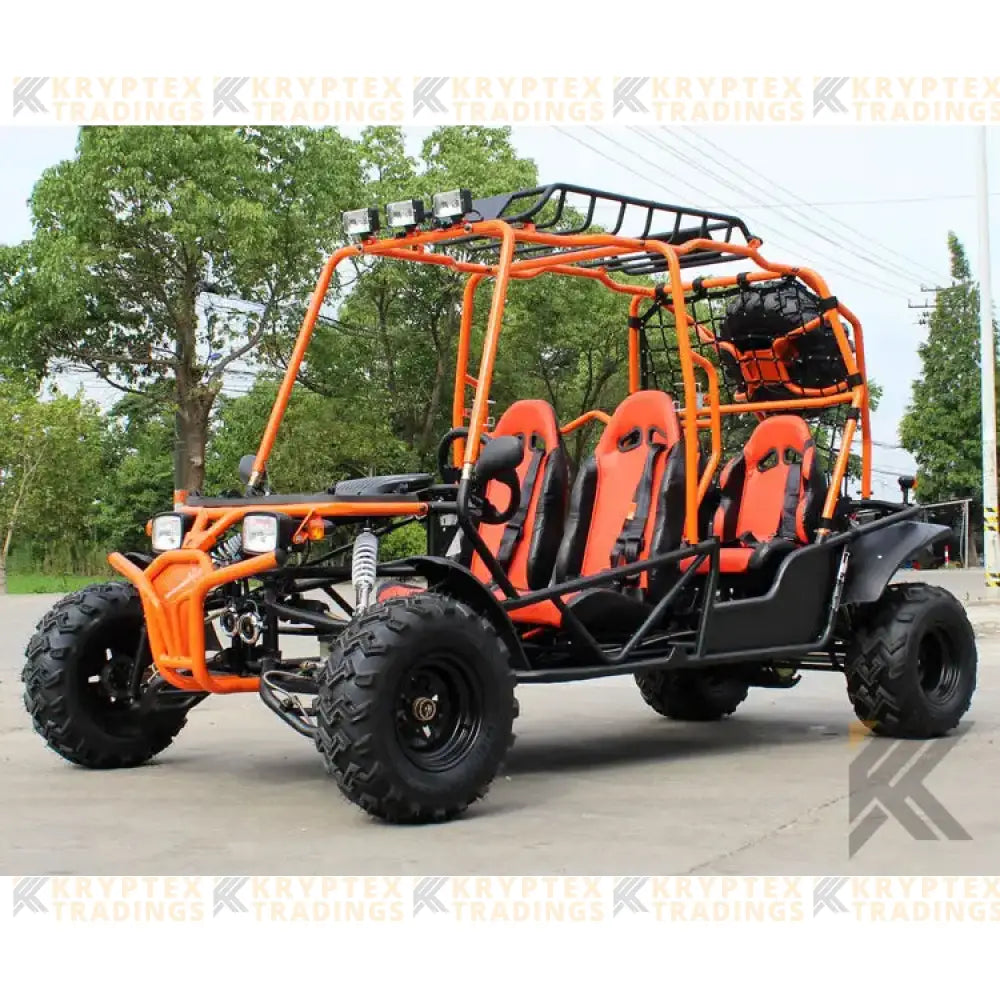 DongFang Hummer DF200GKG-4, Adult Go-Kart Buggy, 4-Seater, Big Bore 200 PowerStroke Engine Kryptex Golf Carts