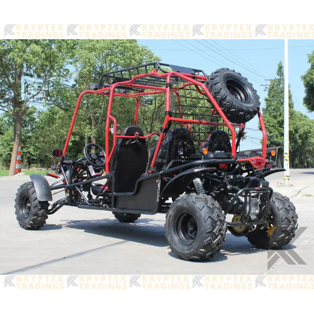 DongFang Traveler DF200GKG-4, Adult Go-Kart Buggy, 4-Seater Big Bore 200 PowerStroke Engine Kryptex Golf Carts